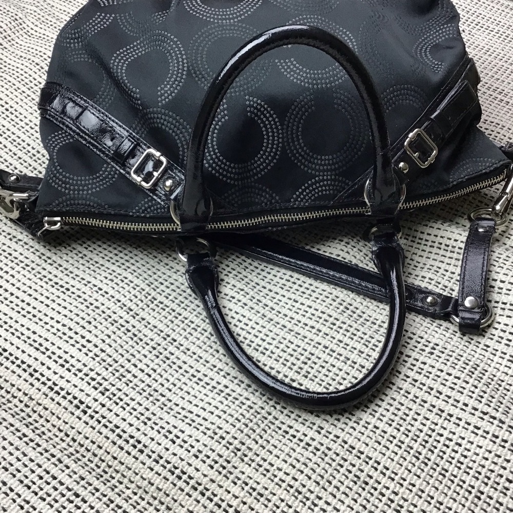 Coach jacquard handbag - Picture 7 of 8